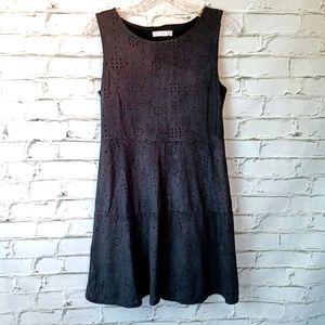 RIPE Laser Cut Little Black Dress Microfiber S-M